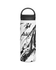 Abstract Splash Stainless Steel Water Bottle