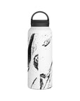 Abstract Splash Stainless Steel Water Bottle