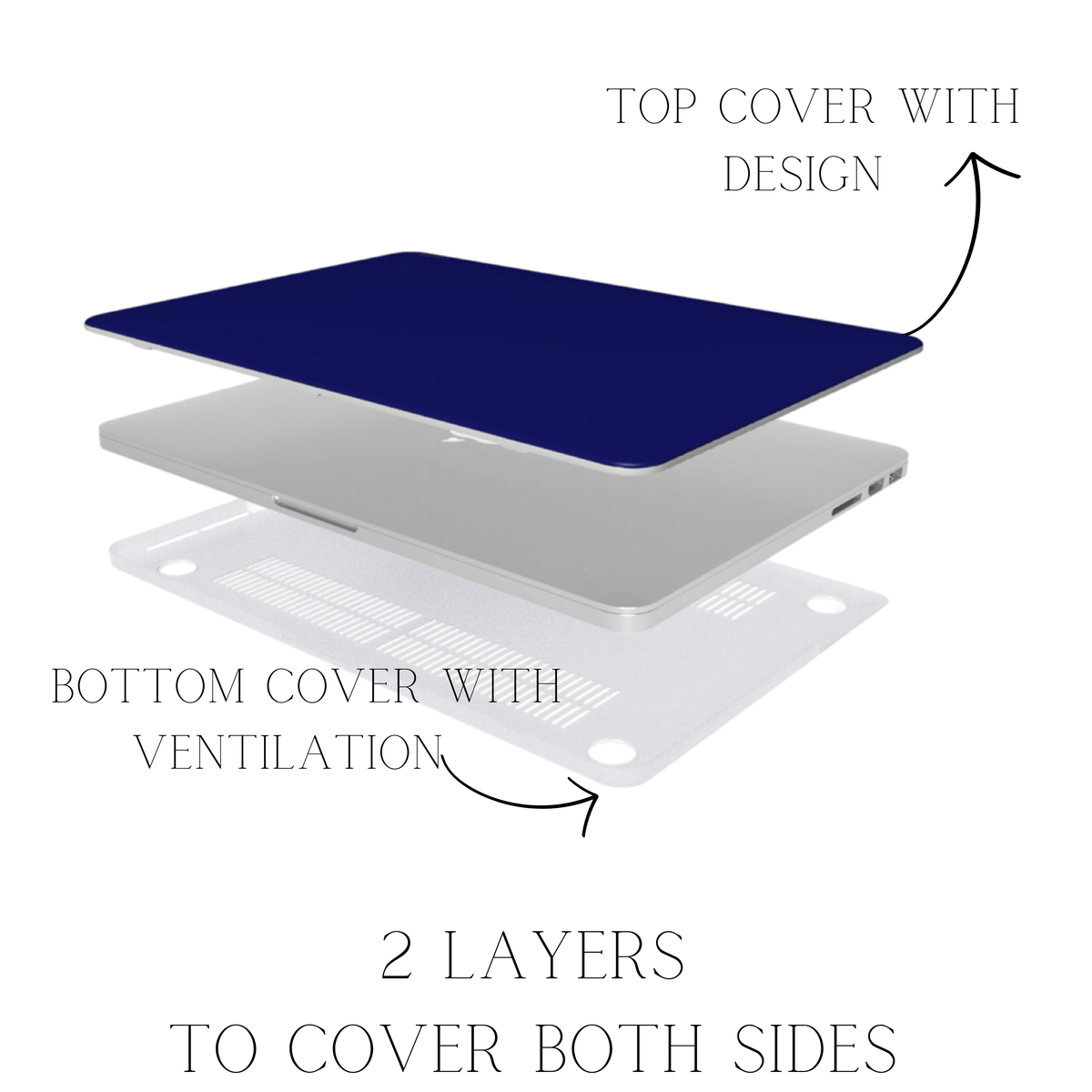 Midnight Blue Laptop Case Int.