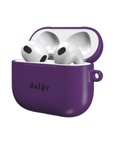 Purple Palette Earbuds Case with solid purple glossy finish giving and artistic protection to AirPods.