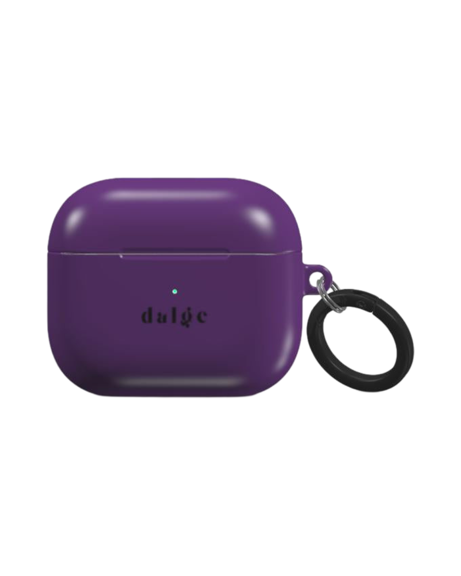 Purple Palette Earbuds Case with solid purple glossy finish giving and artistic protection to AirPods.