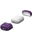 Purple Palette Earbuds Case with solid purple glossy finish giving and artistic protection to AirPods.