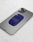 Midnight Blue Phone Grip in solid blue color in glossy or matte finish. Designed 
phone stand for All