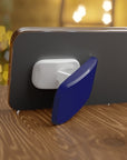 Midnight Blue Phone Grip in solid blue color in glossy or matte finish. Designed 
phone stand for All