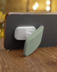 Sage Phone Grip featuring solid light green color in glossy or matte finish for a durable and stylish grip.