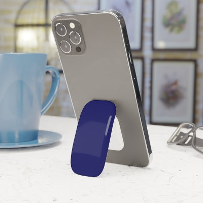 Midnight Blue Phone Grip in solid blue color in glossy or matte finish. Designed 
phone stand for All