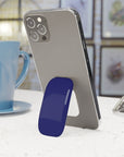 Midnight Blue Phone Grip in solid blue color in glossy or matte finish. Designed 
phone stand for All