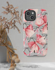 Dreamy Pink Bow Tough Phone Case  | Durable Artistry