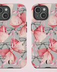 Dreamy Pink Bow Tough Phone Case  | Durable Artistry